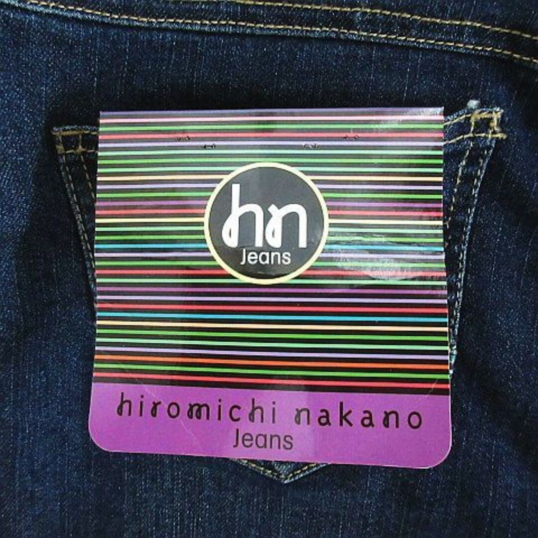 HIROMICHI NAKANO(ヒロミチナカノ)のヒロミチナカノ デニム ジーンズ クロップド ロールアップ 67 インディゴ レディースのパンツ(デニム/ジーンズ)の商品写真