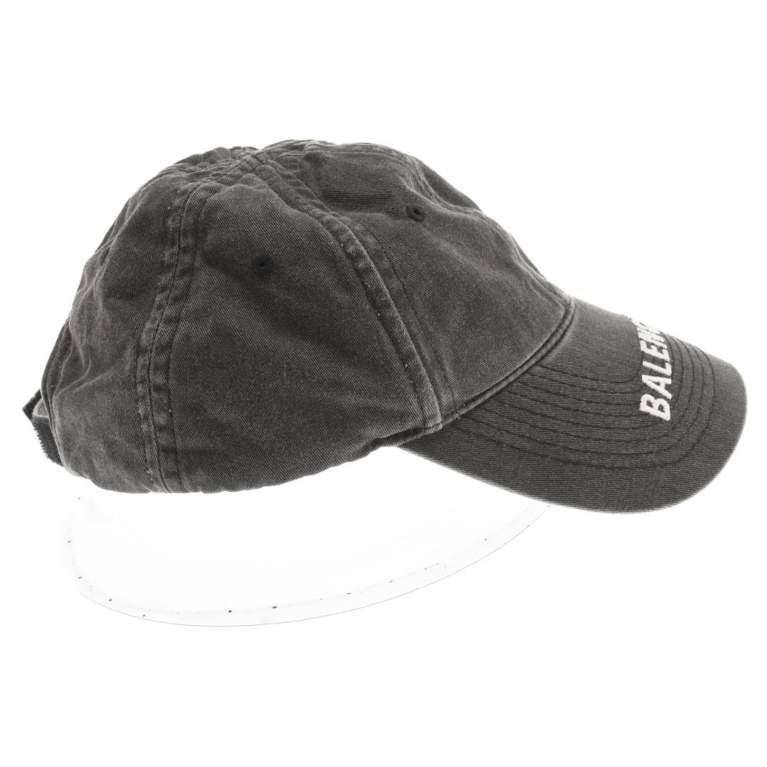 Balenciaga(バレンシアガ)のBALENCIAGA バレンシアガ LOGO-EMBROIDERED BASEBALL CAP デニム ロゴ刺繍 ベースボールキャップ 帽子 ブラック6171603A2B4 メンズの帽子(キャップ)の商品写真