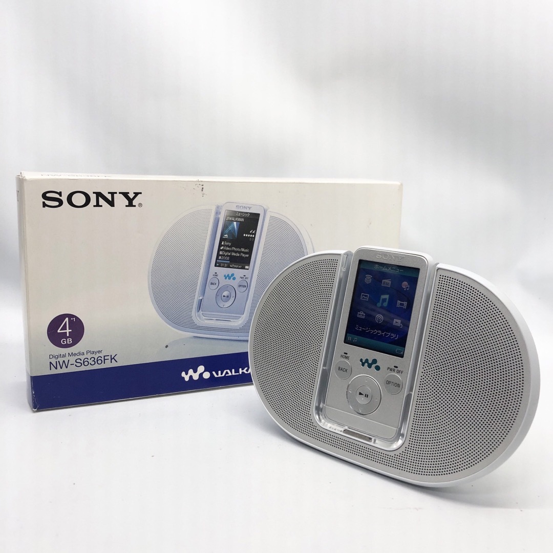 SONY(ソニー)のSONY ウォークマン Sシリーズ FM付 4GB NW-S636FK/W スマホ/家電/カメラのオーディオ機器(ポータブルプレーヤー)の商品写真