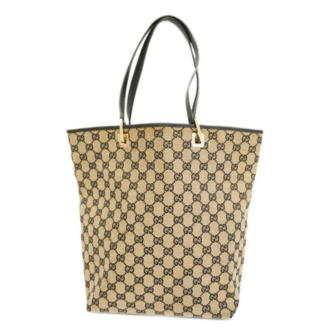 Gucci(グッチ)の★SALE 【4ib1776】グッチ トートバッグ/GGキャンバス/002 1098/キャンバス/レザー/ブラウン/ブラック/シャンパンゴールド金具 【中古】 レディース レディースのバッグ(トートバッグ)の商品写真