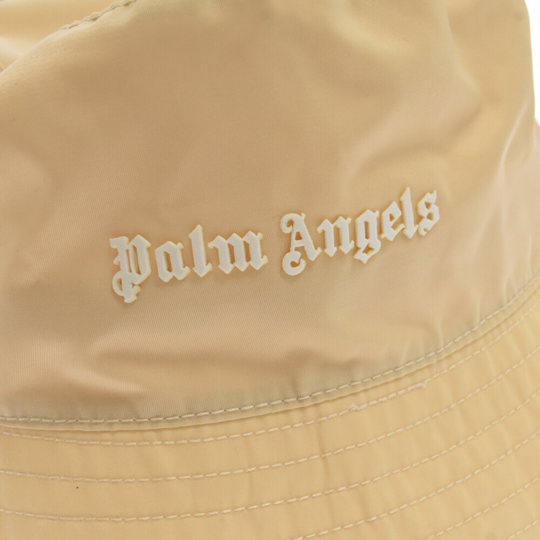 Palm Angels パームエンジェルス クラシックロゴ ナイロン バケットハット 帽子 ベージュ PWLA011C99FAB001 メンズの帽子(ハット)の商品写真