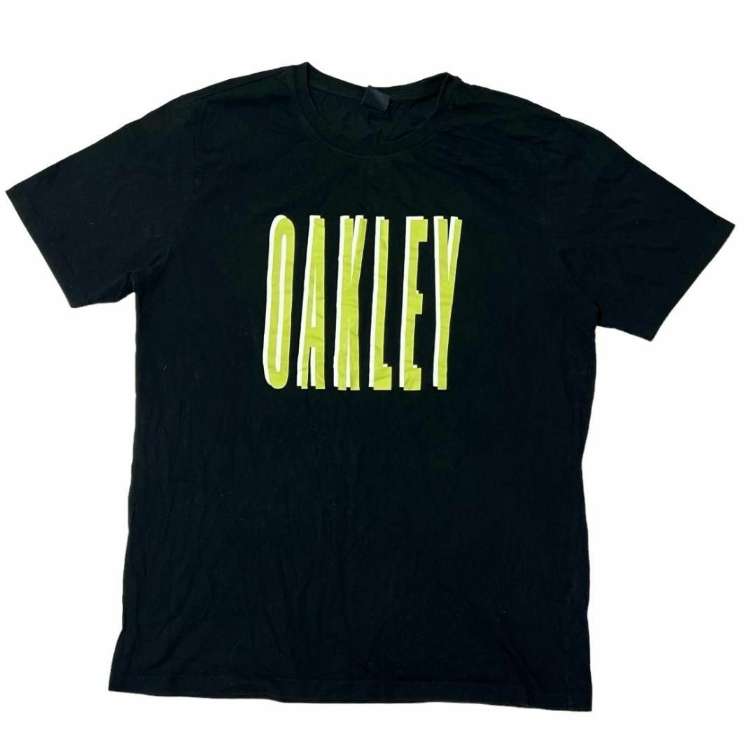 Oakley(オークリー)のOakley オークリー 半袖Tシャツ ロゴT ブラック US古着 e93 メンズのトップス(Tシャツ/カットソー(半袖/袖なし))の商品写真