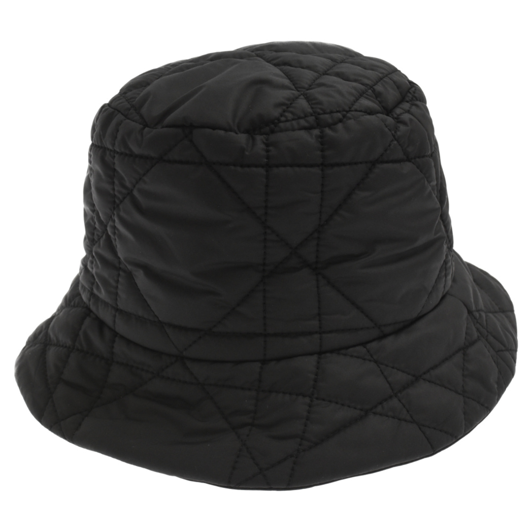 Christian Dior(クリスチャンディオール)のChristian Dior クリスチャンディオール TEDDY D 25GCA923A153 ボブハット マクロカナージュ キルティングバケットハット 帽子 ブラック メンズの帽子(ハット)の商品写真