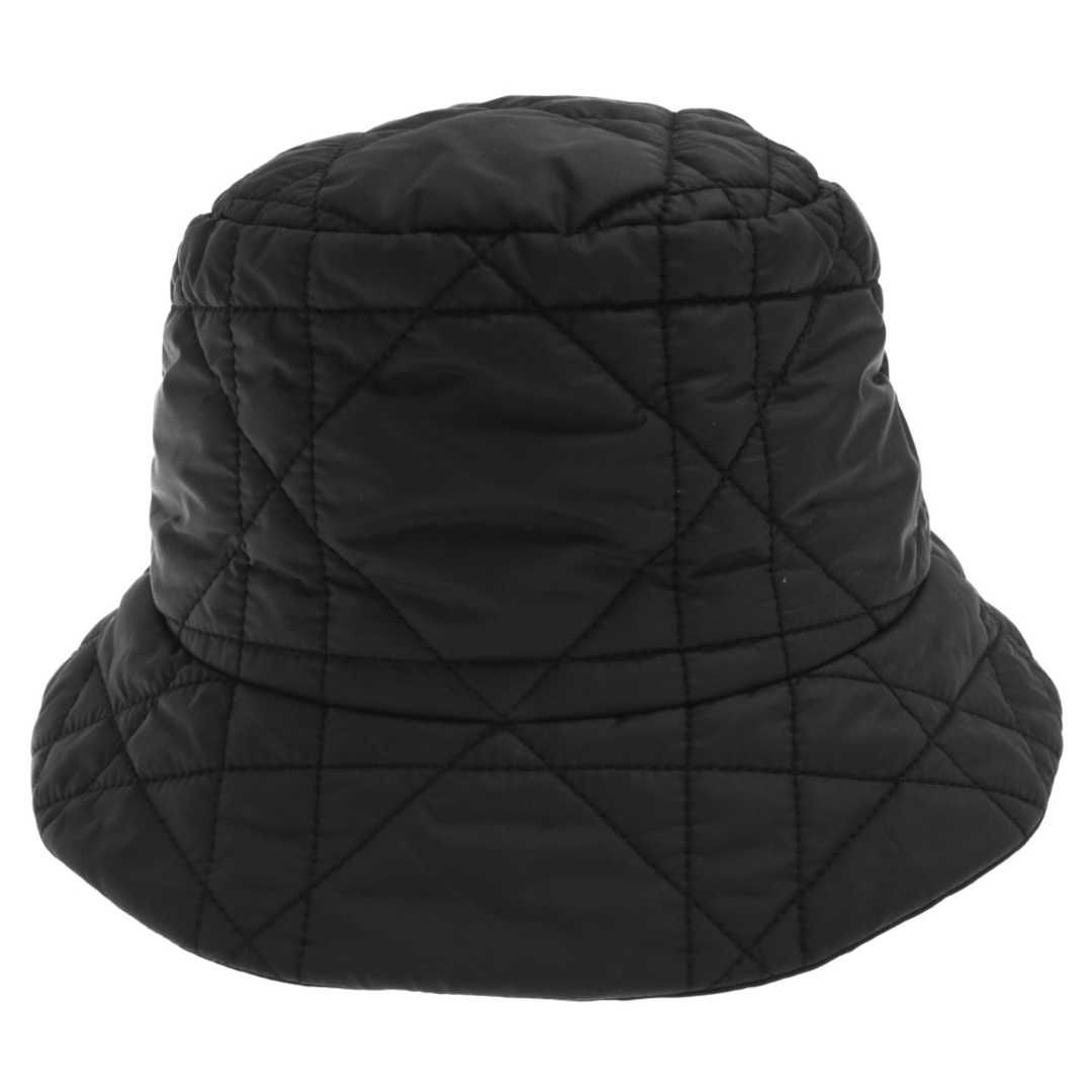 Christian Dior(クリスチャンディオール)のChristian Dior クリスチャンディオール TEDDY D 25GCA923A153 ボブハット マクロカナージュ キルティングバケットハット 帽子 ブラック メンズの帽子(ハット)の商品写真