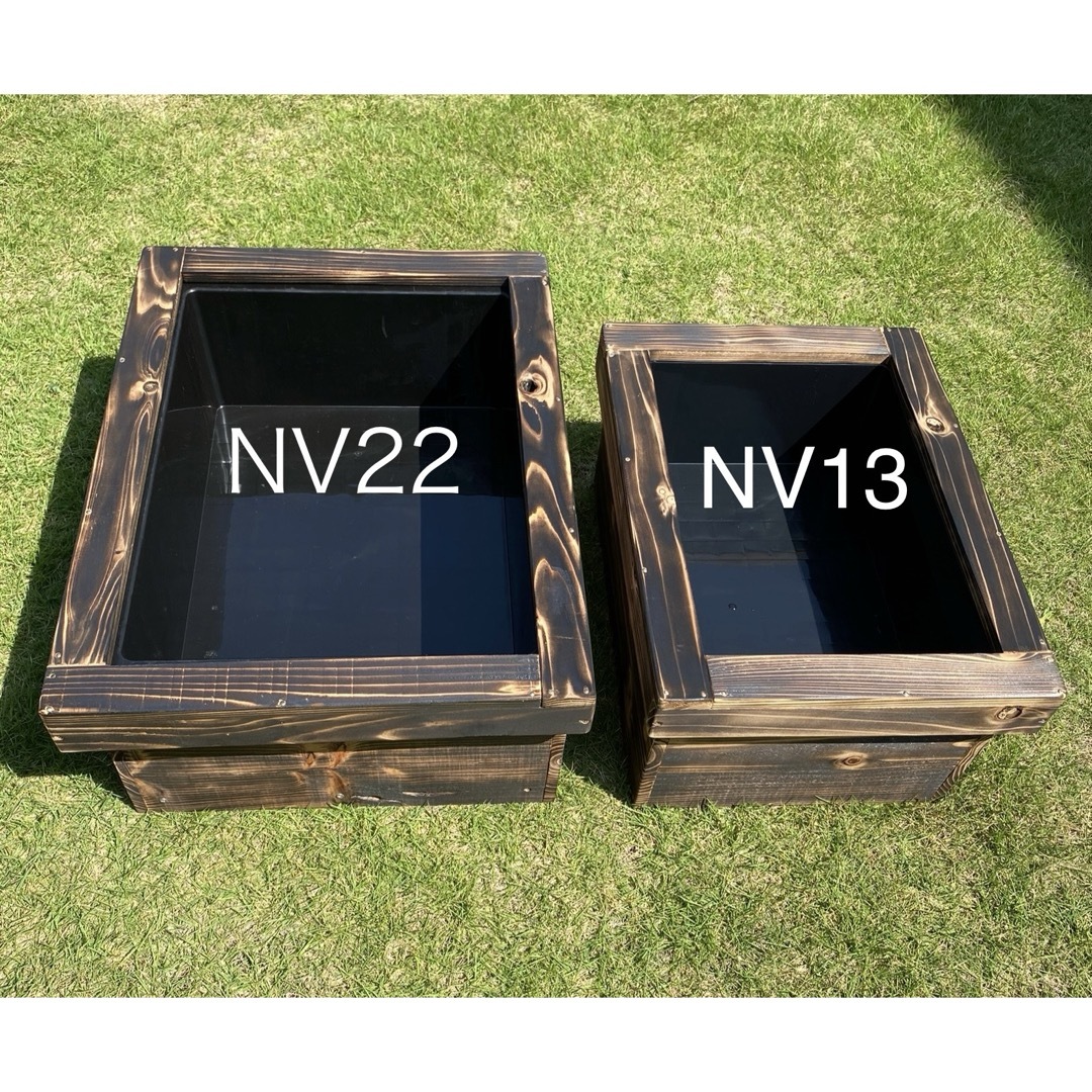 《木枠カバー Aタイプ 22L》オーバフロー対策済み NV22 付きメダカ飼育 その他のペット用品(アクアリウム)の商品写真
