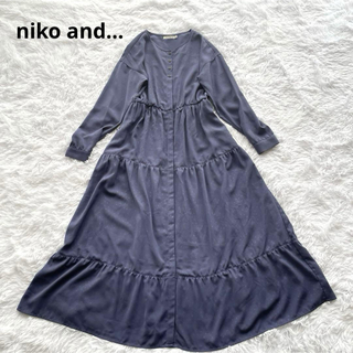 niko and... - ニコアンド ワンピース マキシ丈 ティアード Aライン ゆったり 大きいサイズ