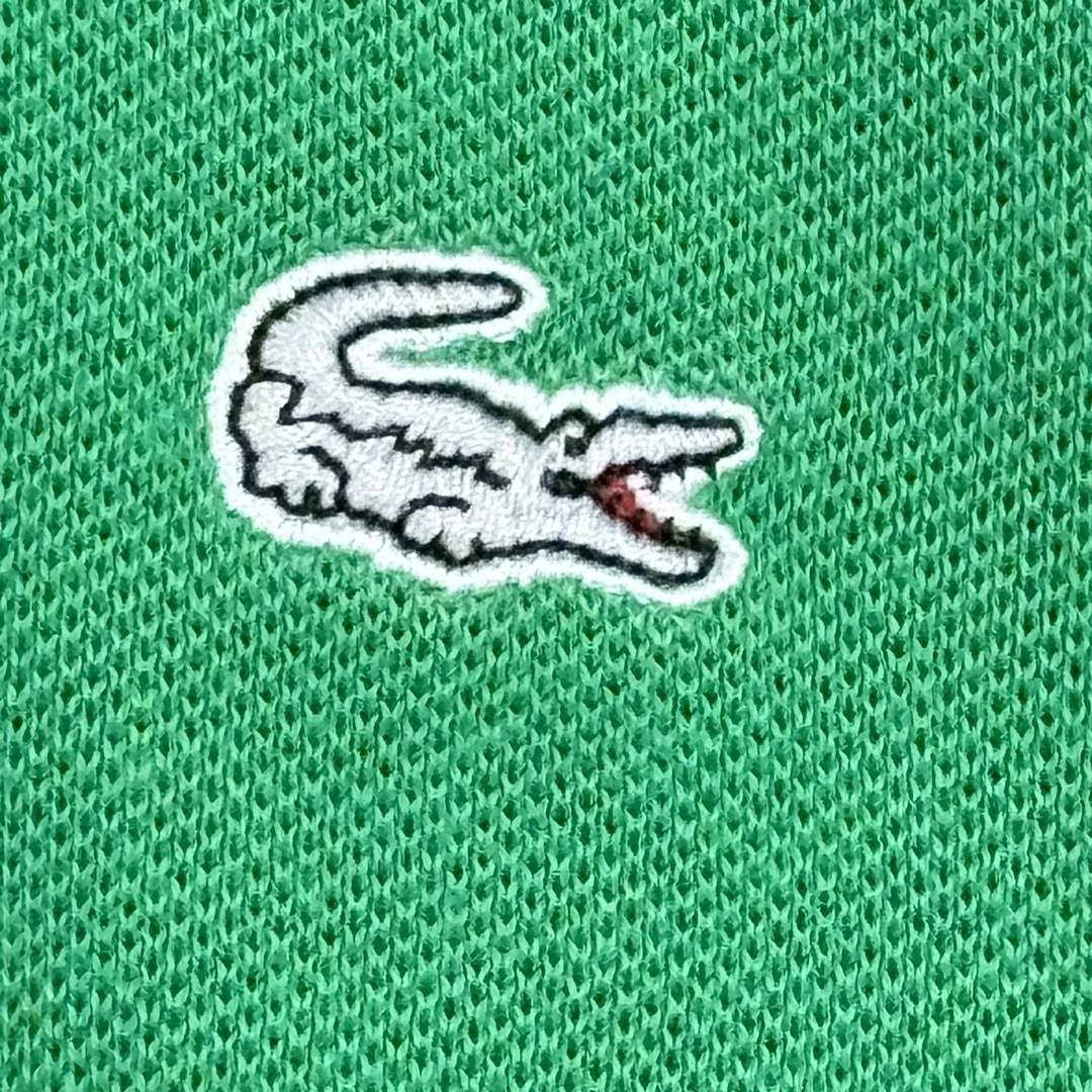 LACOSTE(ラコステ)のラコステ　LACOSTE ポロシャツ　4 M〜L グリーン　銀ワニ メンズのトップス(ポロシャツ)の商品写真