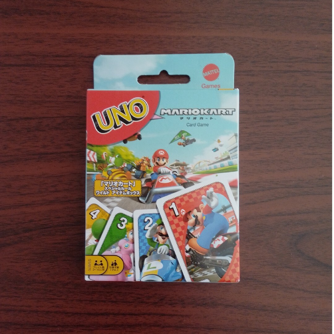 UNO(ウーノ)の［未開封新品］マテル Mattel UNO ウノ マリオカート エンタメ/ホビーのテーブルゲーム/ホビー(トランプ/UNO)の商品写真