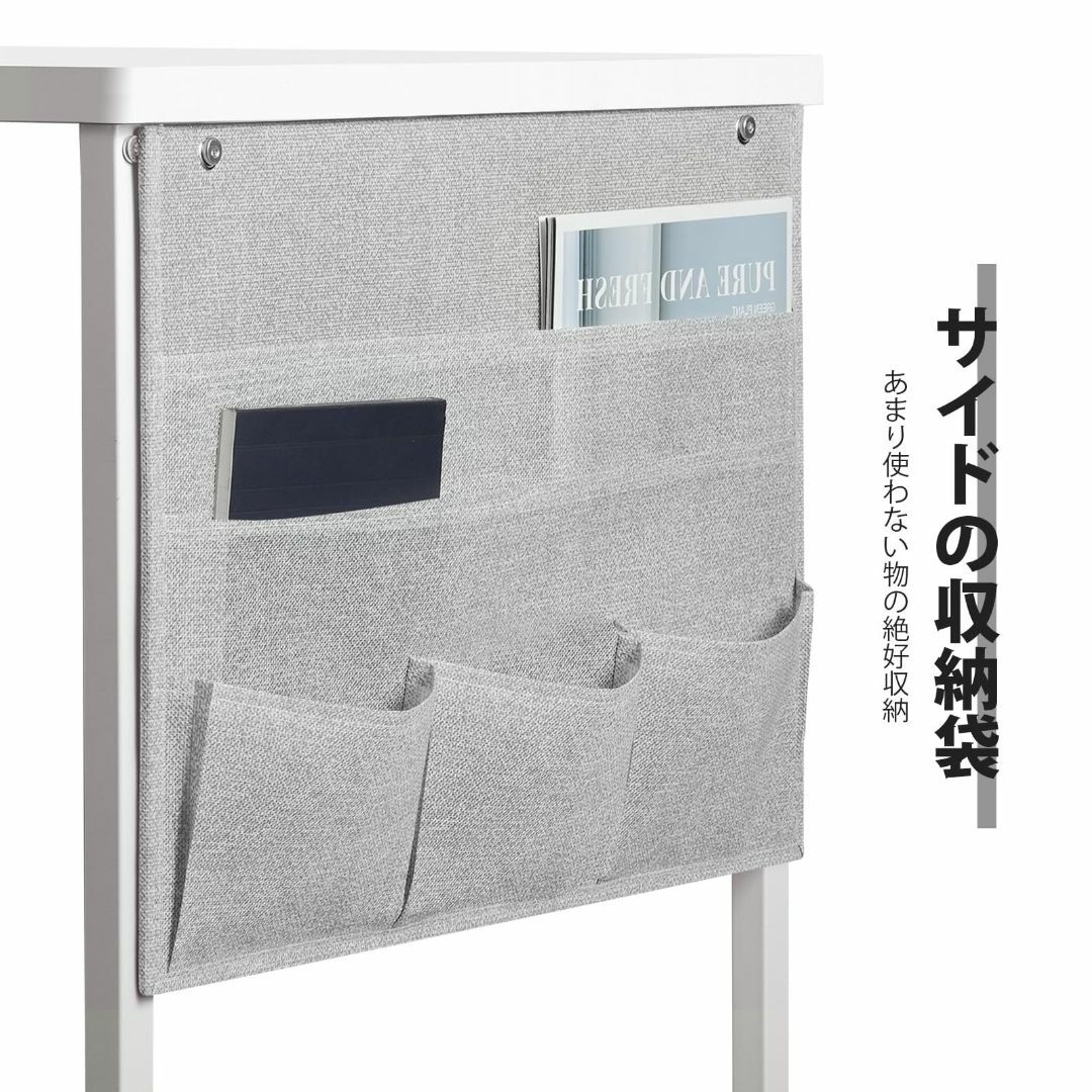 【色: 白い】YeTom l字デスク 机 125cm x 125cm パソコンデ インテリア/住まい/日用品のオフィス家具(オフィス/パソコンデスク)の商品写真