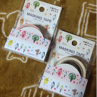 マスキングテープ マステ 赤ずきん 15mm幅(テープ/マスキングテープ)