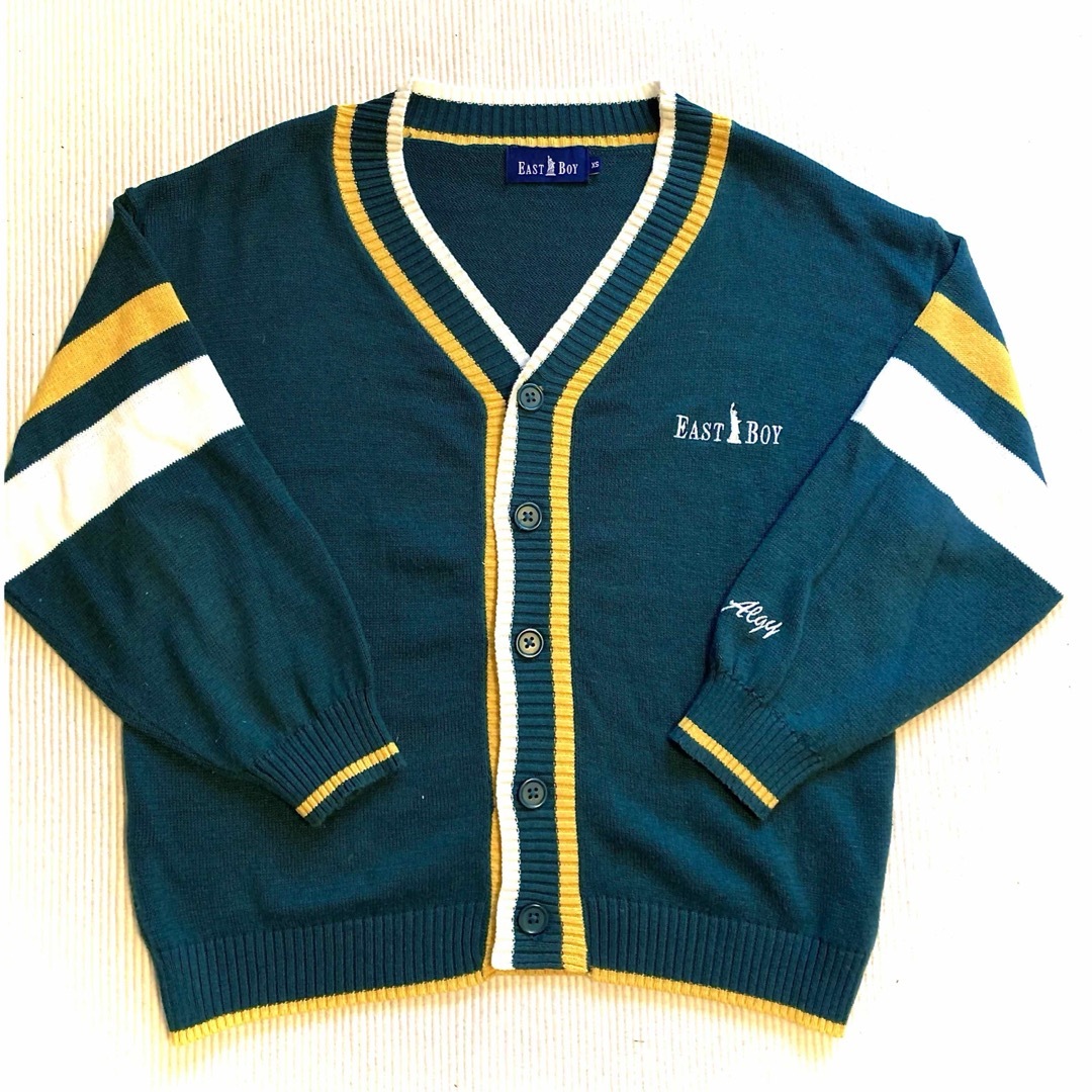 EASTBOY(イーストボーイ)のイーストボーイ EASTBOY ニットカーデ ガン キッズ/ベビー/マタニティのキッズ服女の子用(90cm~)(カーディガン)の商品写真