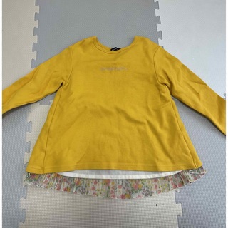 ムージョンジョン(mou jon jon)のムージョンジョン　トレーナー　黄色　130センチ(Tシャツ/カットソー)