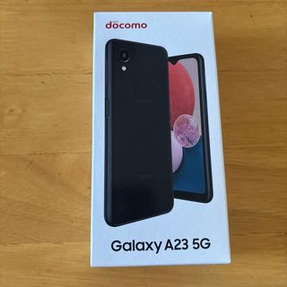 エヌティティドコモ(NTTdocomo)のSAMSUNG Galaxy A23 5G SC-56C ブラック(スマートフォン本体)