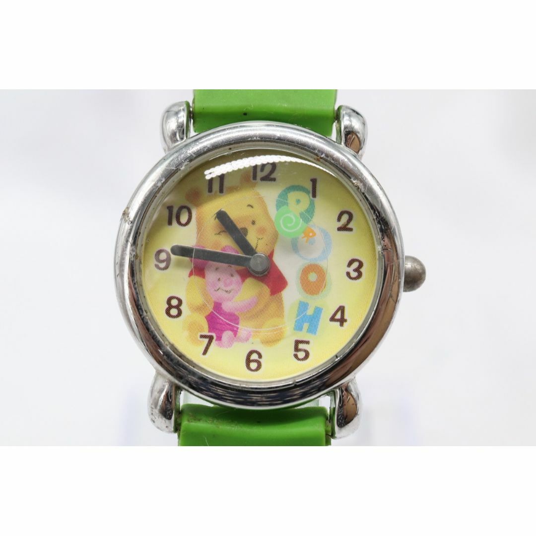 Disney(ディズニー)の【W142-110】動作品 電池交換済 ディズニー くまのプーさん 腕時計 キッズ/ベビー/マタニティのこども用ファッション小物(腕時計)の商品写真