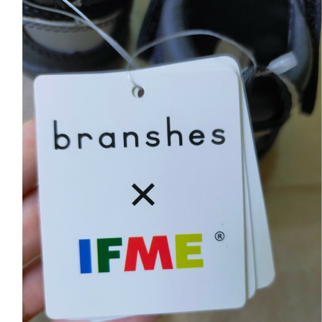 【専用】●BRANSHES IFME ウォーターシューズ 17cm ブラック 黒 キッズ/ベビー/マタニティのキッズ靴/シューズ(15cm~)(サンダル)の商品写真