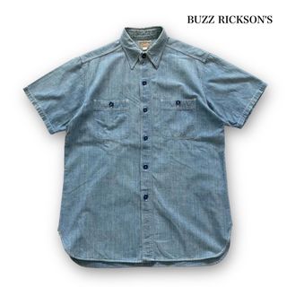 Buzz Rickson's - 【BUZZ RICKSON】バズリクソン 半袖シャンブレーワークシャツ (15)