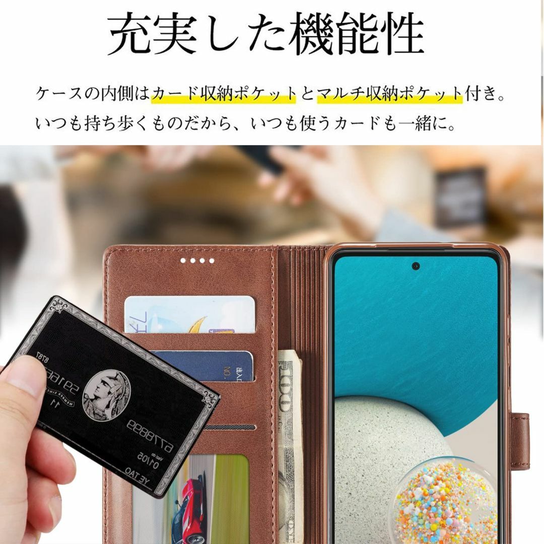 【数量限定】google ケース 手帳型 PUレザー 吸収 全面保護 横置きスタ スマホ/家電/カメラのスマホアクセサリー(その他)の商品写真