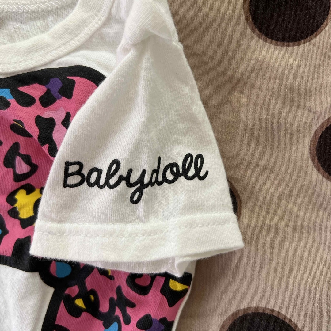 BABYDOLL(ベビードール)の半袖 キッズ/ベビー/マタニティのキッズ服女の子用(90cm~)(Tシャツ/カットソー)の商品写真