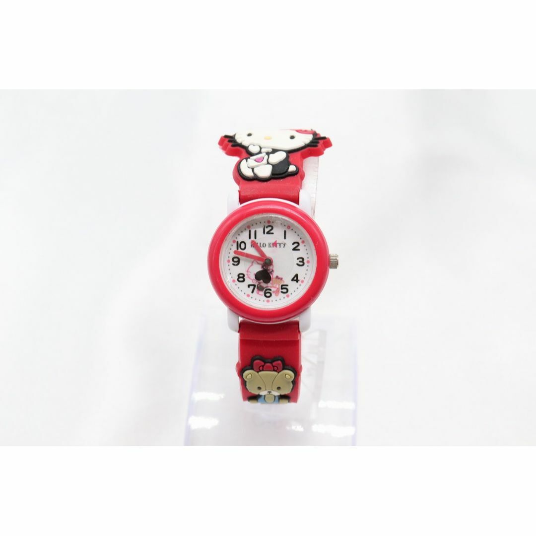 ハローキティ(ハローキティ)の【W142-111】動作品 電池交換済 サンリオ ハローキティ 腕時計 レディースのファッション小物(腕時計)の商品写真