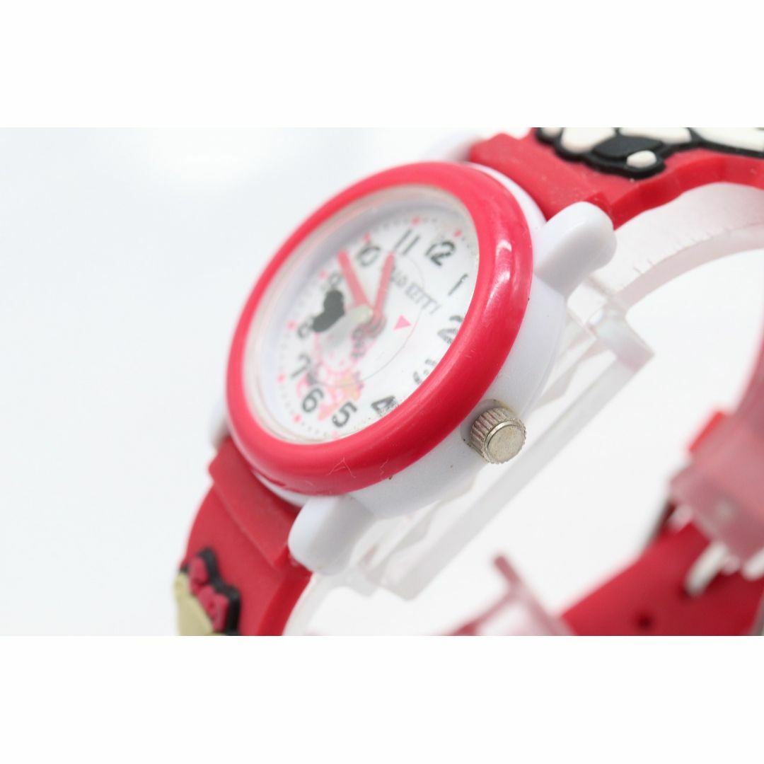 ハローキティ(ハローキティ)の【W142-111】動作品 電池交換済 サンリオ ハローキティ 腕時計 レディースのファッション小物(腕時計)の商品写真