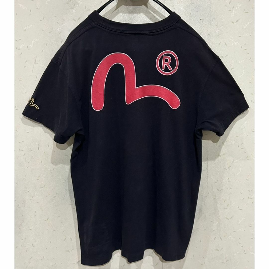 EVISU(エビス)の＊ヤマネ DOWLUCK バス釣り プリント 半袖Tシャツ トップス 40 メンズのトップス(Tシャツ/カットソー(半袖/袖なし))の商品写真