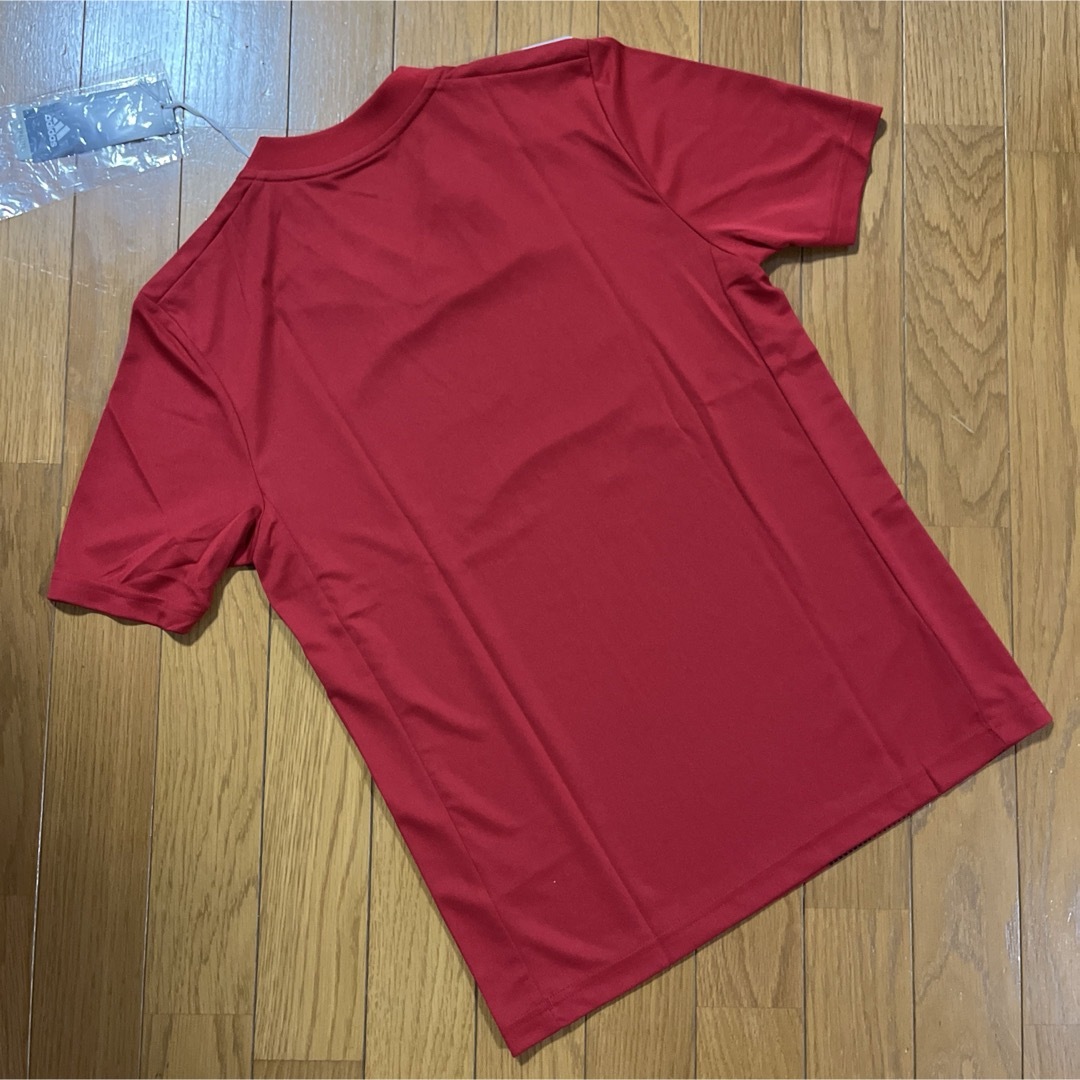 adidas(アディダス)のアディダス プラクティスシャツ 赤 160 キッズ/ベビー/マタニティのキッズ服男の子用(90cm~)(Tシャツ/カットソー)の商品写真