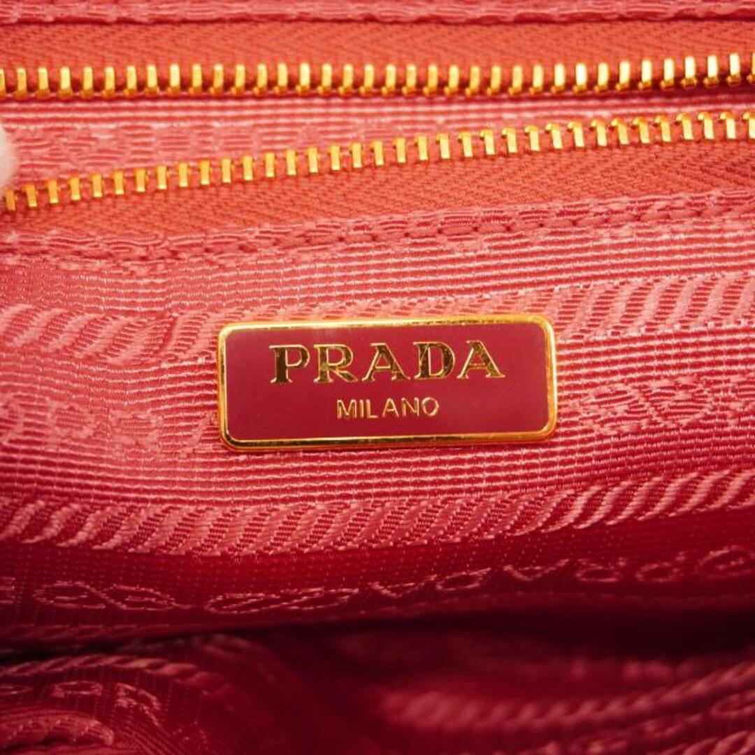 PRADA(プラダ)の【4ib1983-r】プラダ ポーチ/キャンバス/ピンク/ゴールド金具 【中古】 レディース レディースのファッション小物(ポーチ)の商品写真