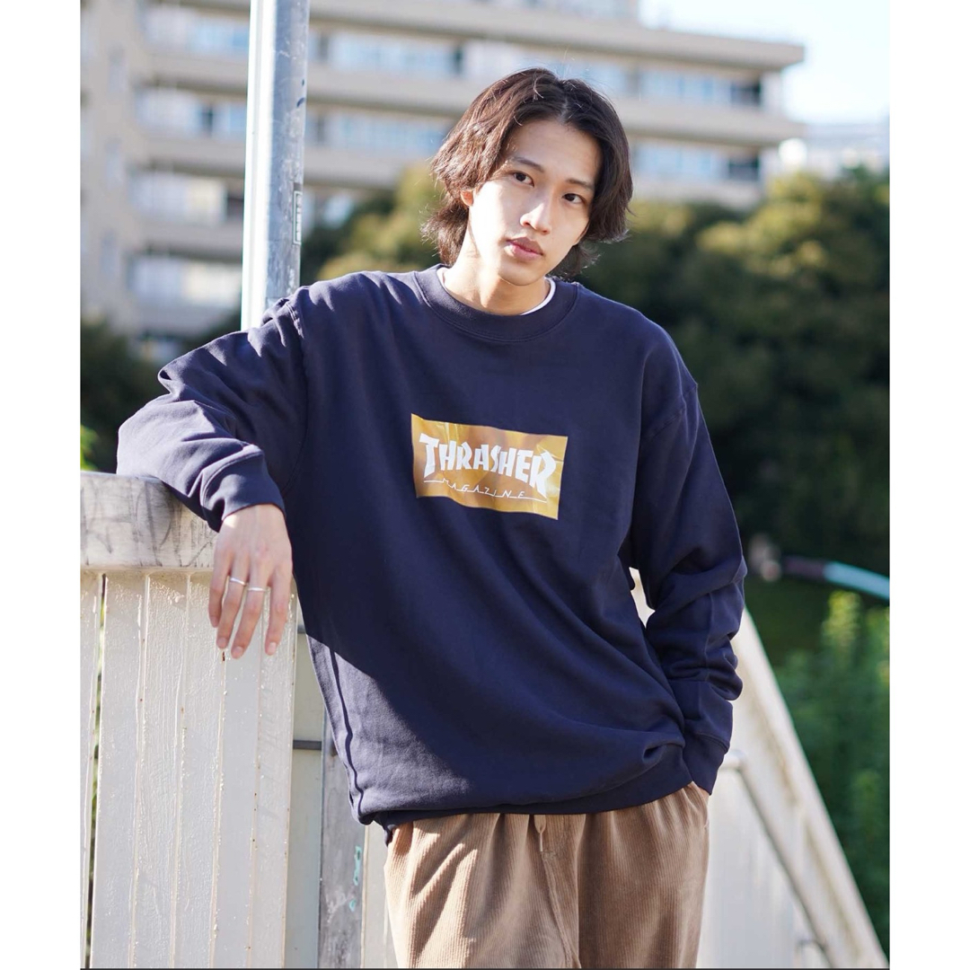 THRASHER(スラッシャー)のスラッシャー　BOXロゴ　スウェット　crimie RADIALL calee メンズのトップス(スウェット)の商品写真