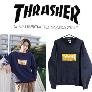 THRASHER - スラッシャー　BOXロゴ　スウェット　crimie RADIALL calee