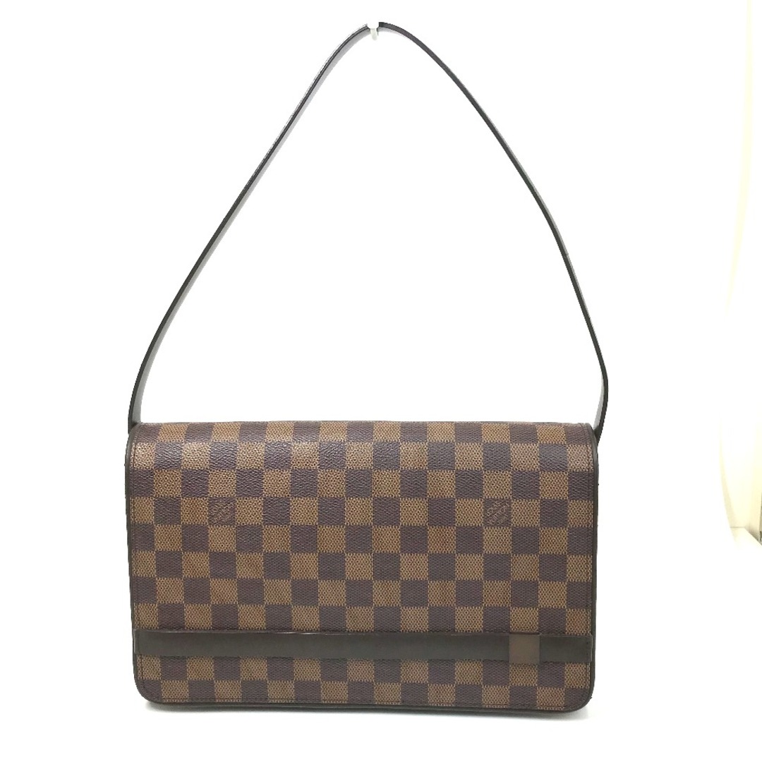 LOUIS VUITTON(ルイヴィトン)のルイヴィトン LOUIS VUITTON トライベッカ・ロン N51160 ダミエ ショートストラップ 肩掛け ショルダーバッグ ダミエキャンバス エベヌ ブラウン レディースのバッグ(ショルダーバッグ)の商品写真