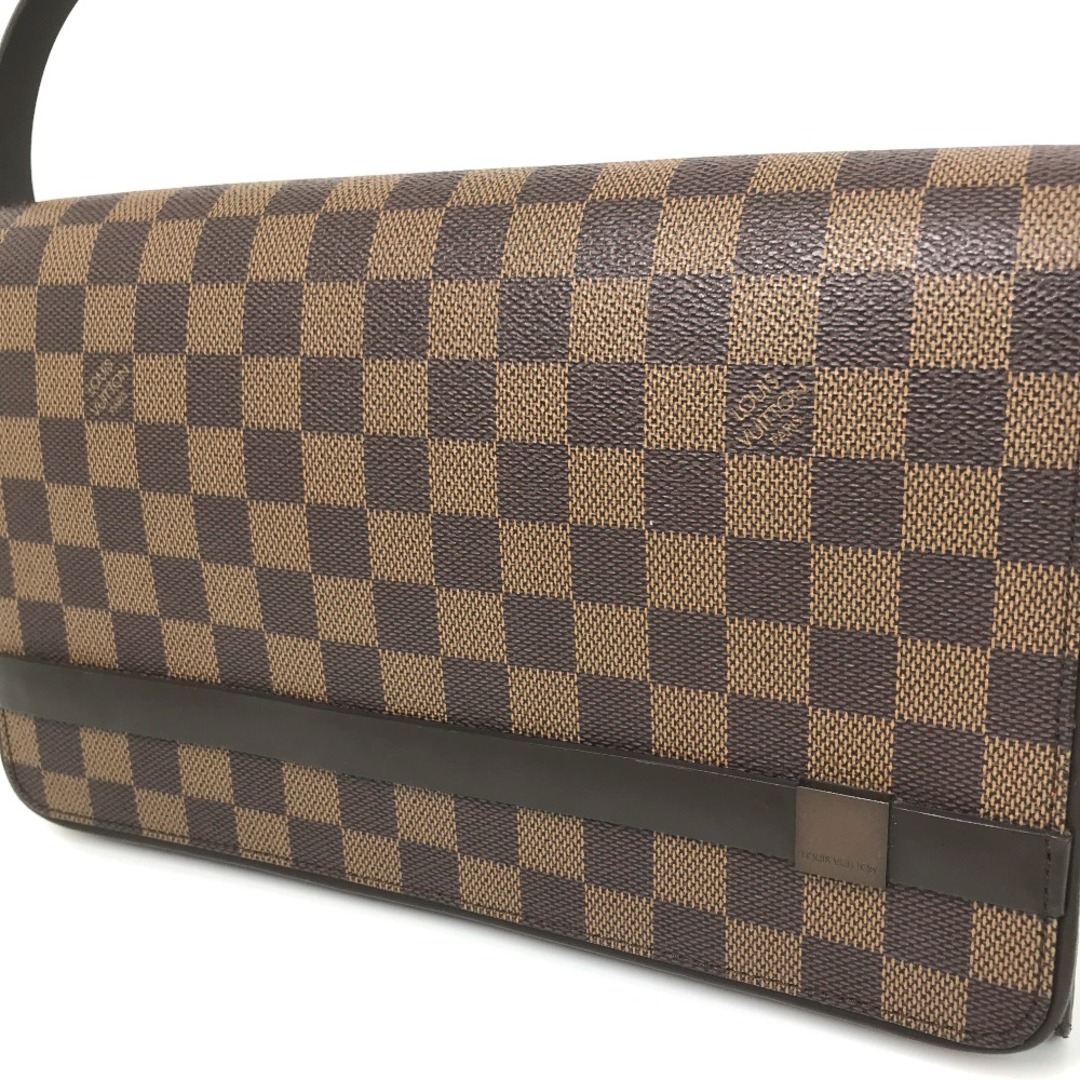 LOUIS VUITTON(ルイヴィトン)のルイヴィトン LOUIS VUITTON トライベッカ・ロン N51160 ダミエ ショートストラップ 肩掛け ショルダーバッグ ダミエキャンバス エベヌ ブラウン レディースのバッグ(ショルダーバッグ)の商品写真