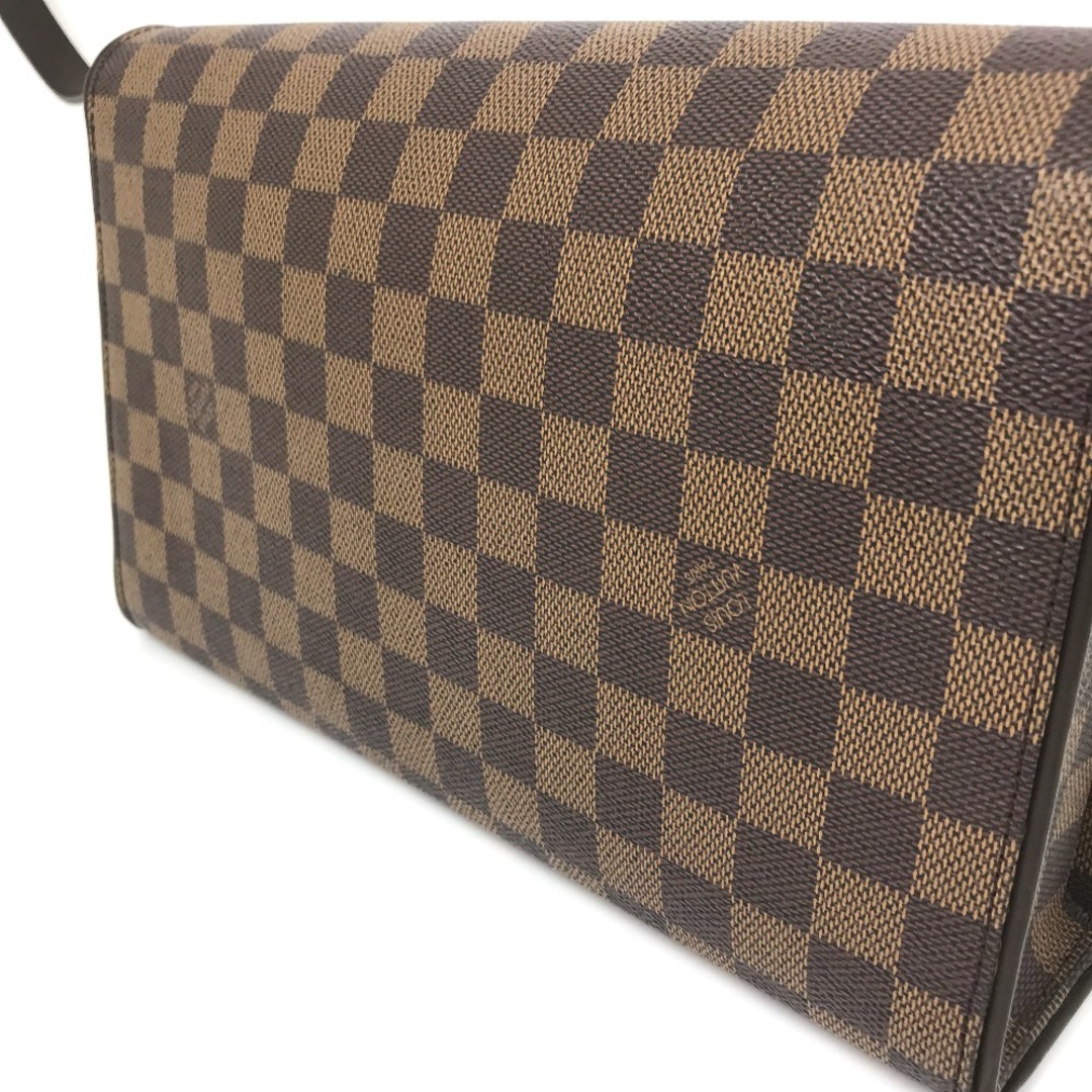 LOUIS VUITTON(ルイヴィトン)のルイヴィトン LOUIS VUITTON トライベッカ・ロン N51160 ダミエ ショートストラップ 肩掛け ショルダーバッグ ダミエキャンバス エベヌ ブラウン レディースのバッグ(ショルダーバッグ)の商品写真