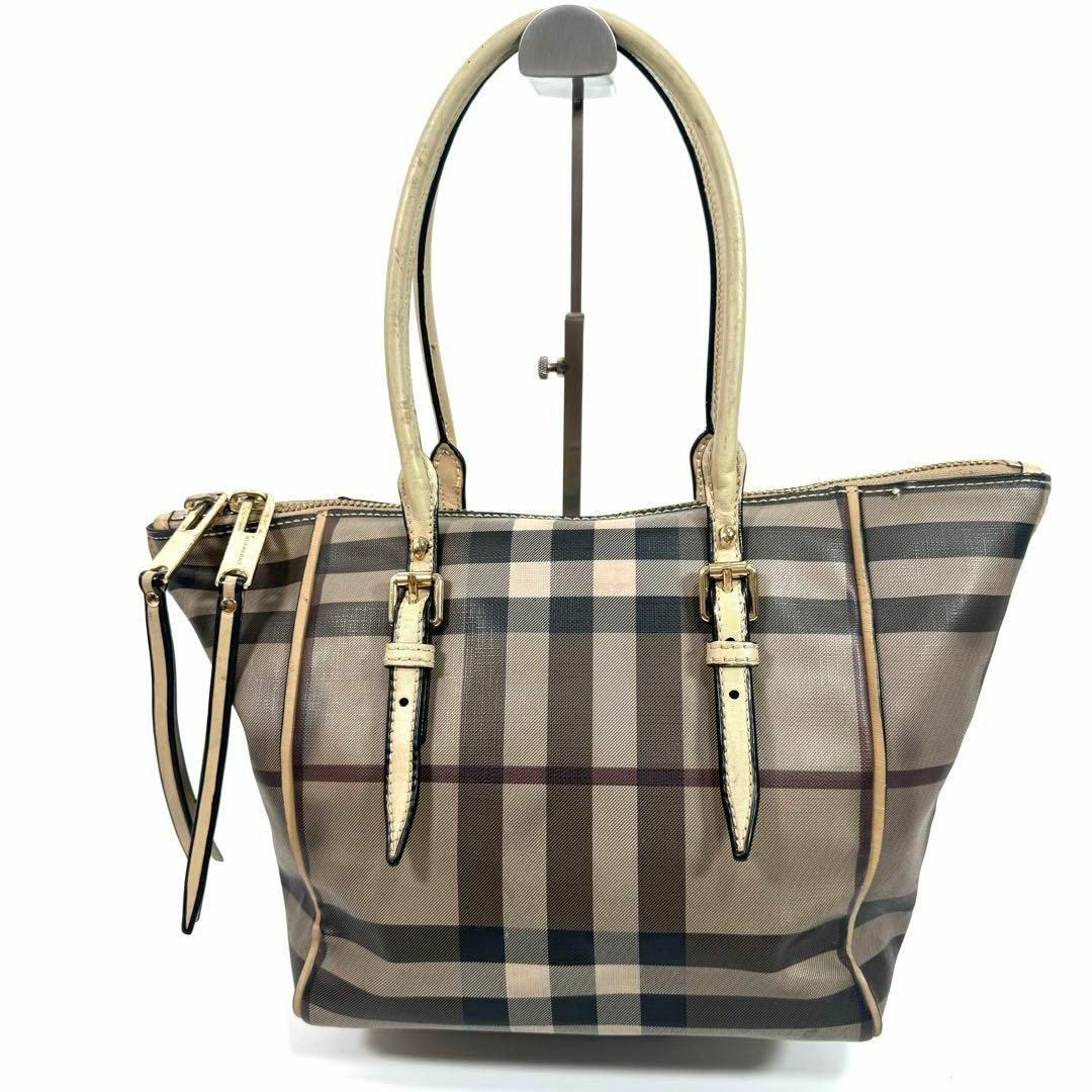 BURBERRY(バーバリー)のバーバリー Burberry トートバッグ スモークドチェック A4可 通学 レディースのバッグ(トートバッグ)の商品写真