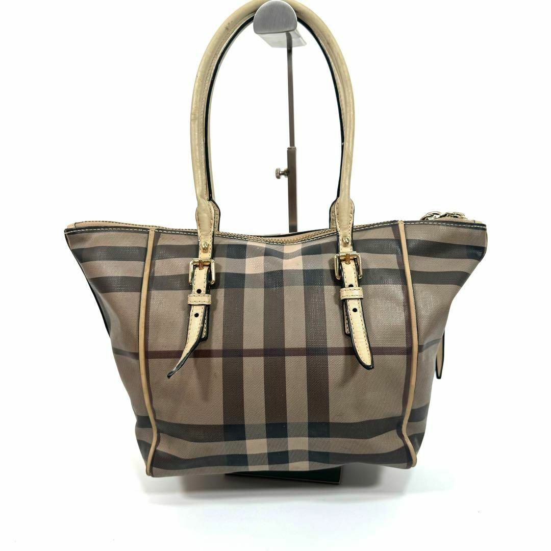 BURBERRY(バーバリー)のバーバリー Burberry トートバッグ スモークドチェック A4可 通学 レディースのバッグ(トートバッグ)の商品写真