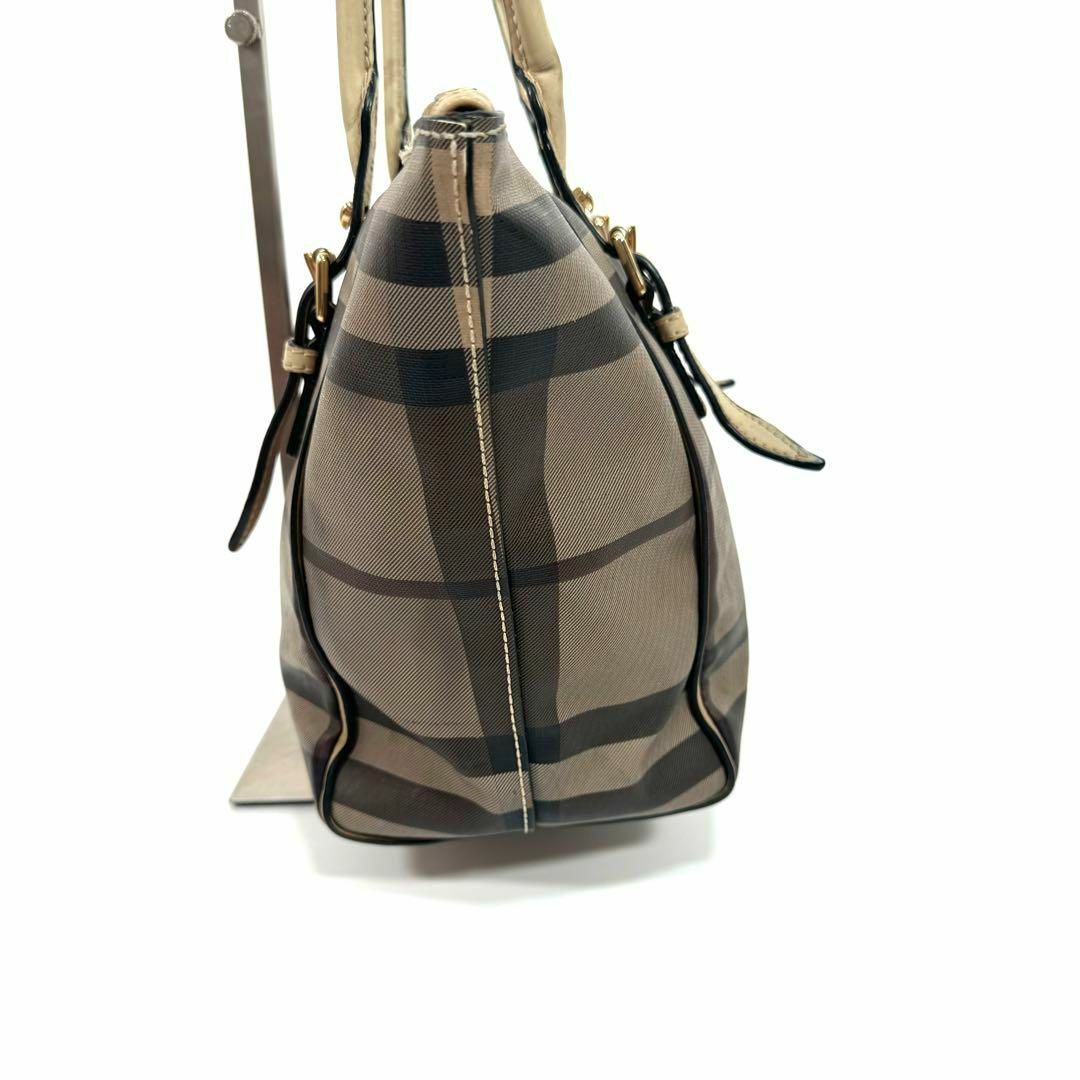 BURBERRY(バーバリー)のバーバリー Burberry トートバッグ スモークドチェック A4可 通学 レディースのバッグ(トートバッグ)の商品写真