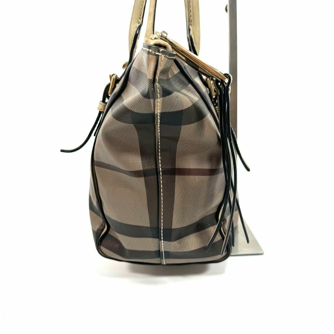 BURBERRY(バーバリー)のバーバリー Burberry トートバッグ スモークドチェック A4可 通学 レディースのバッグ(トートバッグ)の商品写真