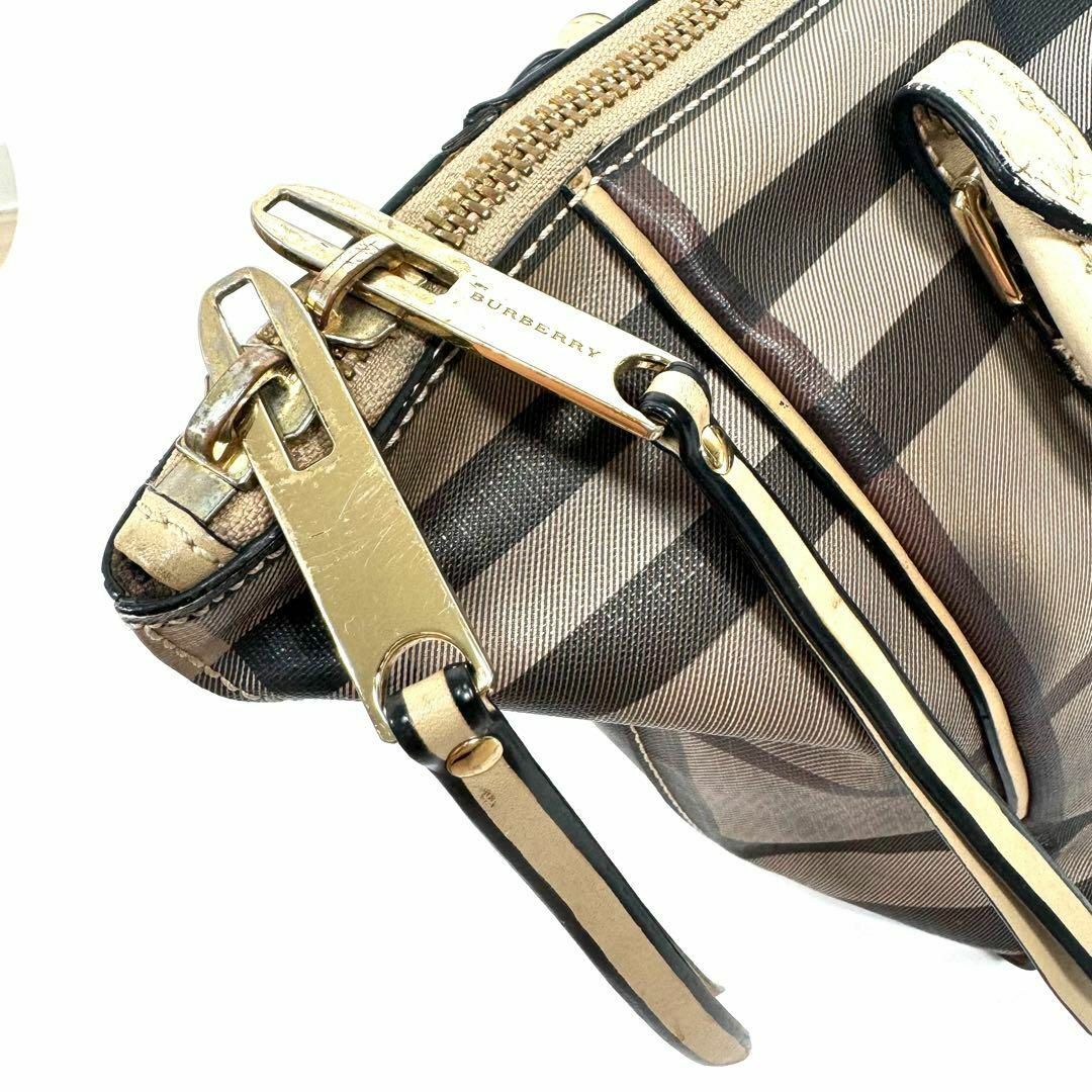 BURBERRY(バーバリー)のバーバリー Burberry トートバッグ スモークドチェック A4可 通学 レディースのバッグ(トートバッグ)の商品写真