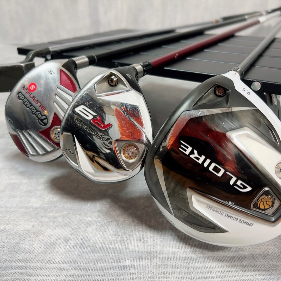 TaylorMade(テーラーメイド)のZ143 Taylormade GLOIRE メンズゴルフクラブセット 13点 スポーツ/アウトドアのゴルフ(クラブ)の商品写真