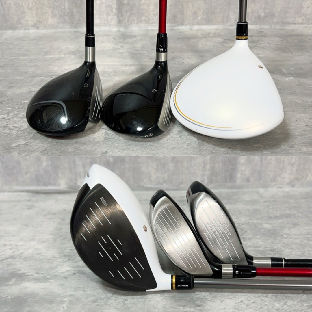 TaylorMade(テーラーメイド)のZ143 Taylormade GLOIRE メンズゴルフクラブセット 13点 スポーツ/アウトドアのゴルフ(クラブ)の商品写真