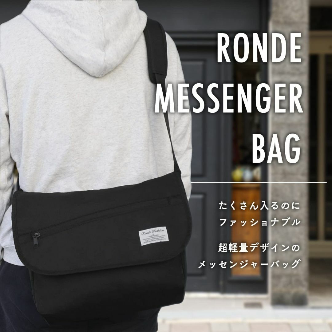 【色: ネイビー】[RONDE] ロンデ ショルダーバッグ メンズ メッセンジャ メンズのバッグ(その他)の商品写真