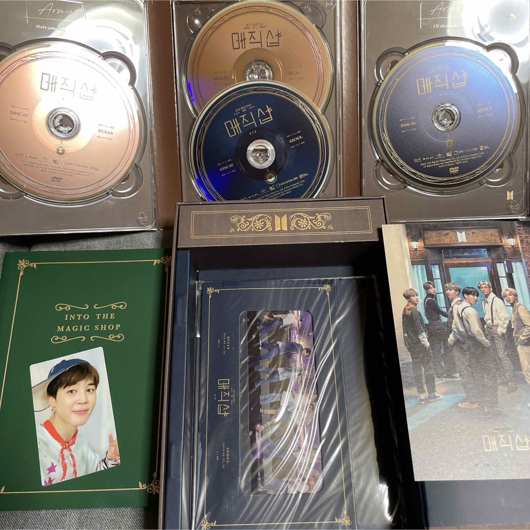 ジミン　BTS   2019  magic shop   韓国公演　DVD  エンタメ/ホビーのDVD/ブルーレイ(ミュージック)の商品写真