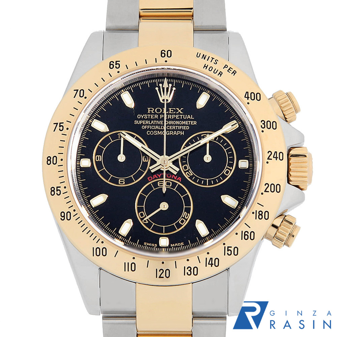 ROLEX(ロレックス)のロレックス デイトナ 116523 ブラック Y番 メンズ 中古 腕時計 メンズの時計(腕時計(アナログ))の商品写真