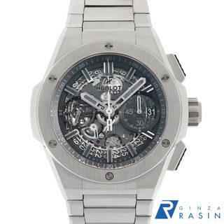 ウブロ(HUBLOT)のウブロ ビッグバン インテグラル チタニウム ヨシダスペシャル 限定77本 451.NX.1140.NX.YOS メンズ 中古 腕時計(腕時計(アナログ))