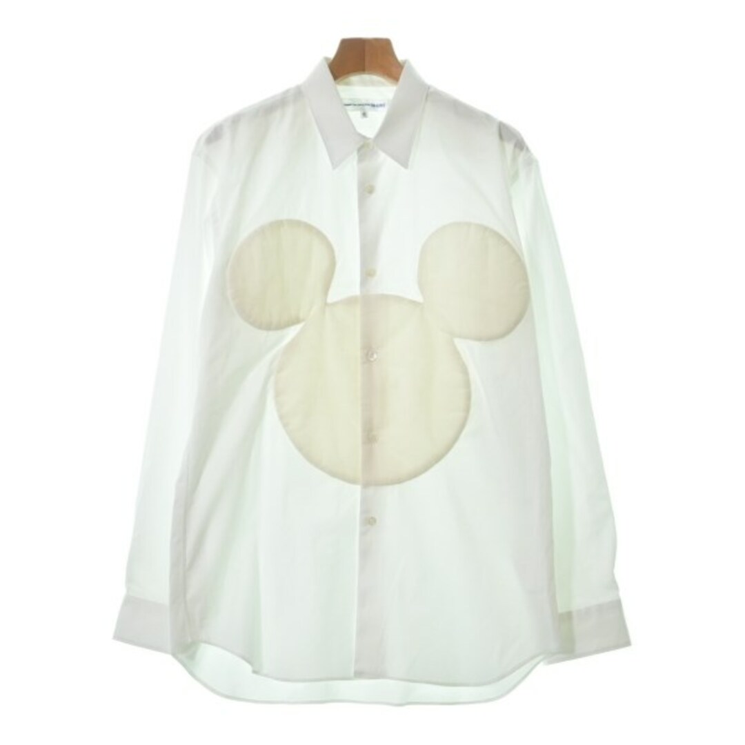 COMME des GARCONS SHIRT(コムデギャルソンシャツ)のCOMME des GARCONS SHIRT カジュアルシャツ M 白 【古着】【中古】 メンズのトップス(シャツ)の商品写真