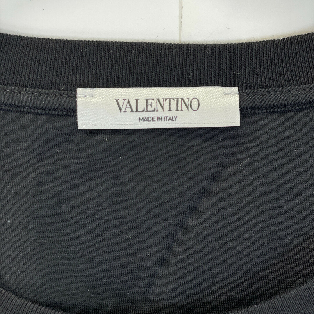 VALENTINO(ヴァレンティノ)のヴァレンティノ ブラック マクロVLTNグリッド Tシャツ 3XL メンズのトップス(その他)の商品写真