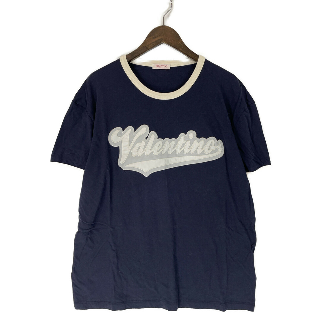 VALENTINO(ヴァレンティノ)のヴァレンティノ ﾈｲﾋﾞｰ ﾛｺﾞ ﾗｸﾞﾗﾝ Tｼｬﾂ 3XL メンズのトップス(その他)の商品写真