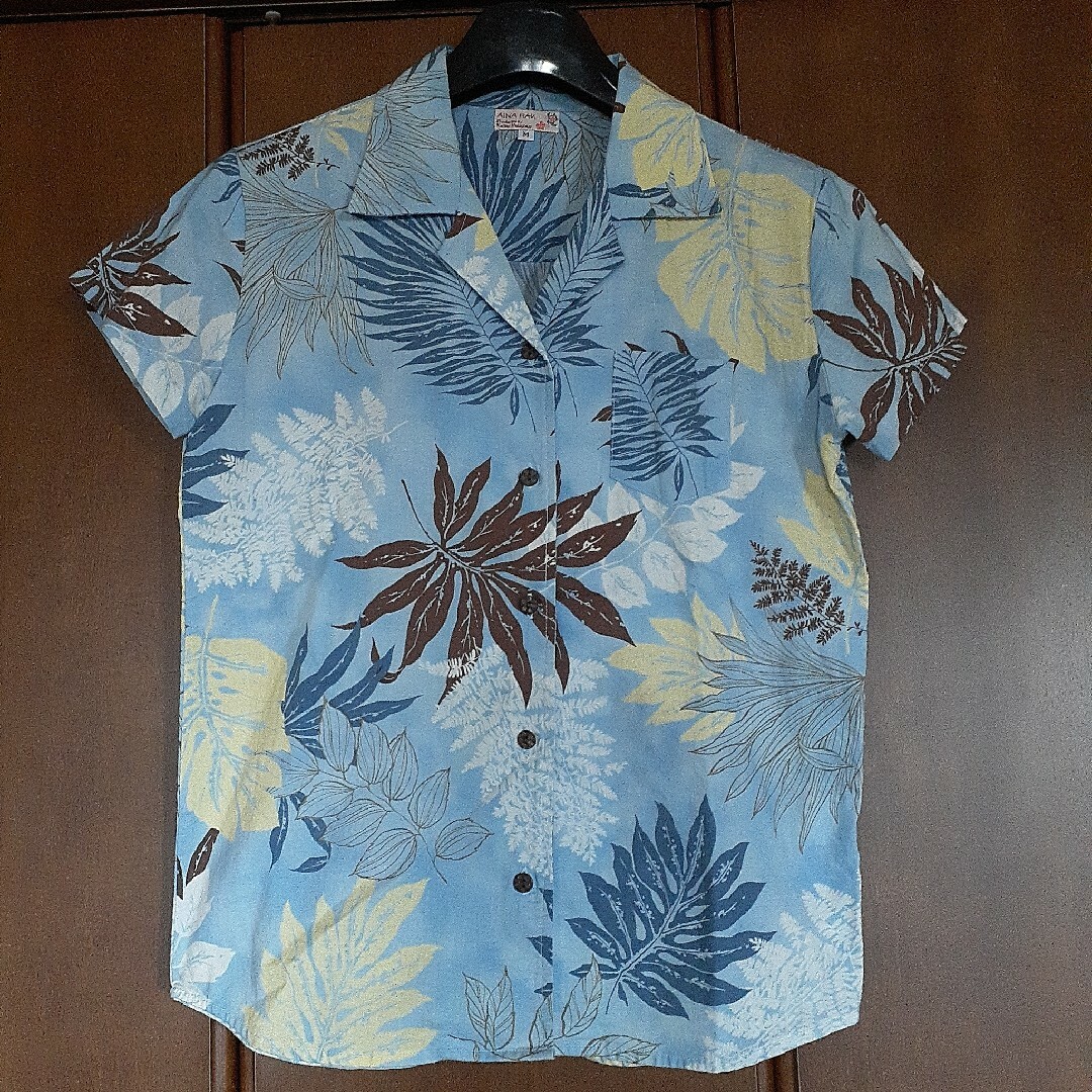 ルシアン レディース アロハシャツ 　Mサイズ レディースのトップス(シャツ/ブラウス(半袖/袖なし))の商品写真