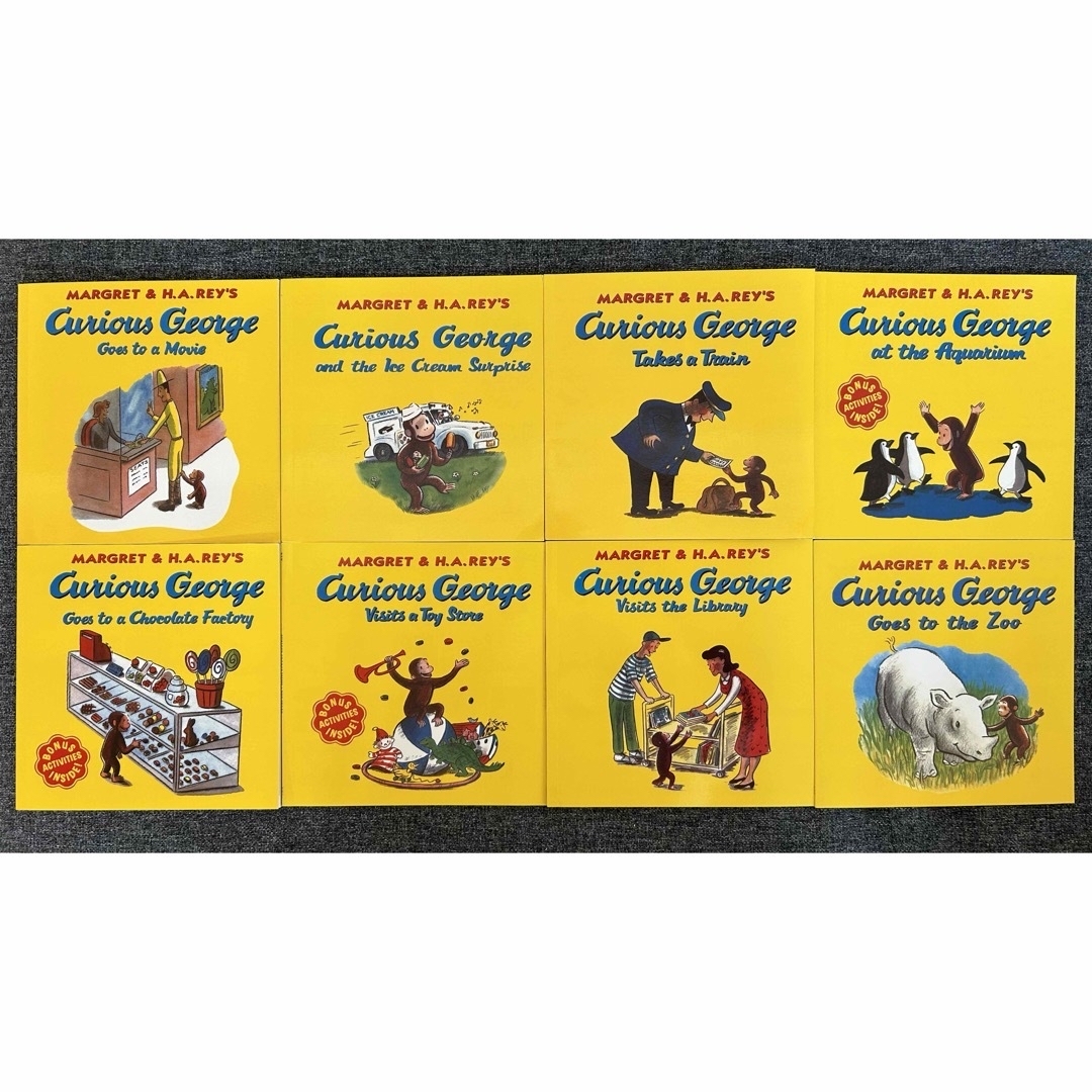 Curious George 箱入 16冊 マイヤペン対応 おさるのジョージ エンタメ/ホビーの本(絵本/児童書)の商品写真