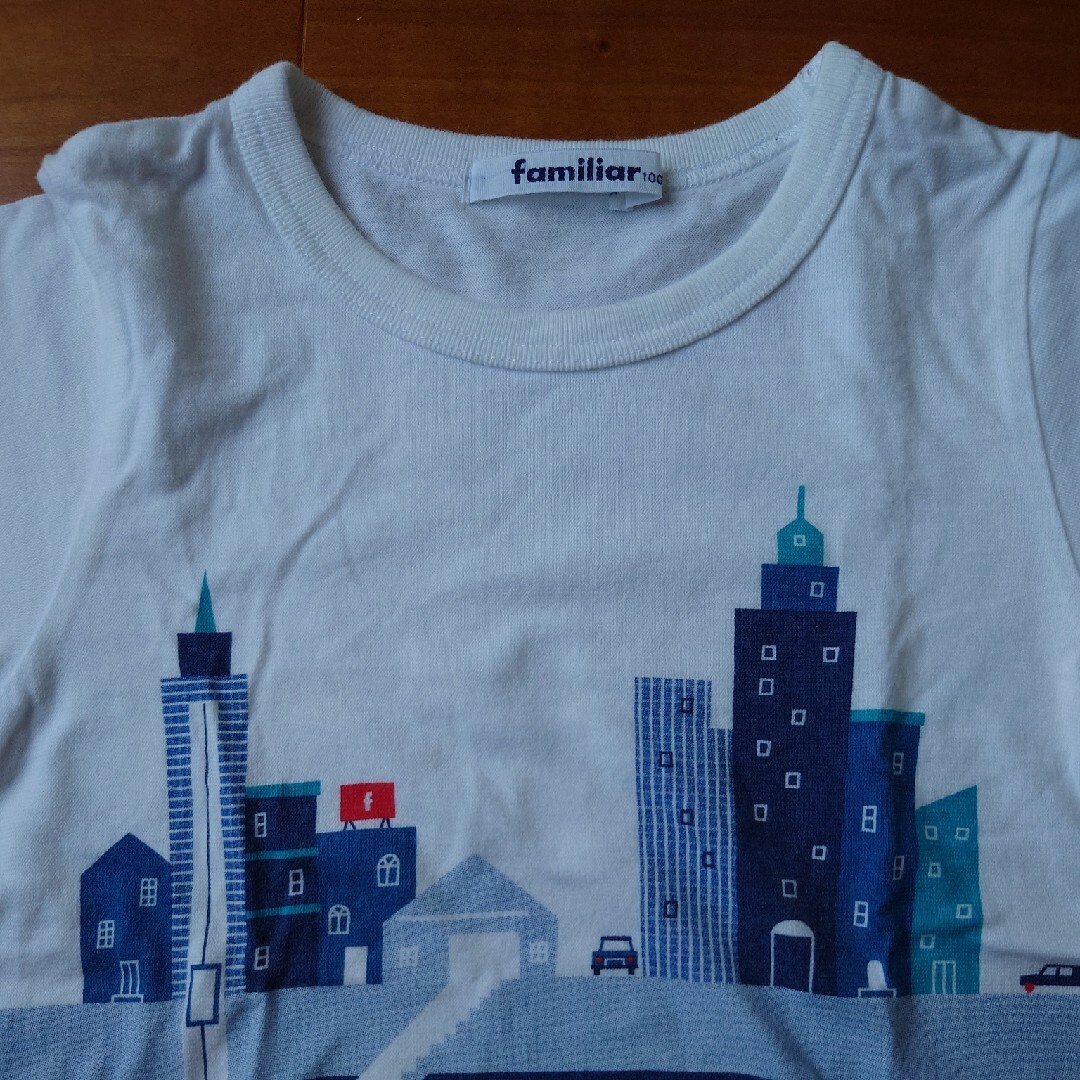 familiar(ファミリア)のfamiliar ファミリア　乗り物  Tシャツ 100 キッズ/ベビー/マタニティのキッズ服男の子用(90cm~)(Tシャツ/カットソー)の商品写真