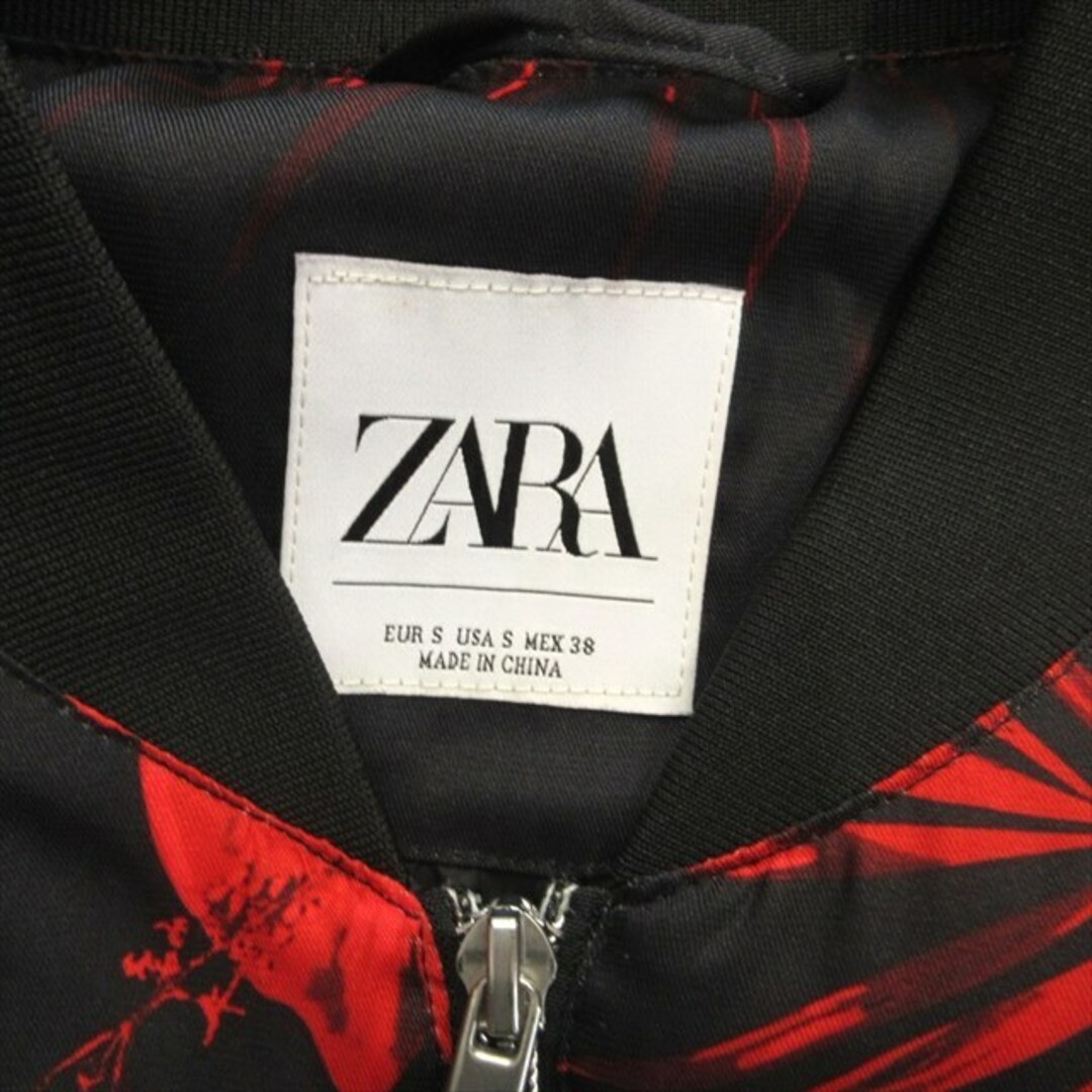 ZARA(ザラ)の美品 ザラ ZARA フラワープリント ライト ブルゾン ジャケット 花柄 S  メンズのジャケット/アウター(ブルゾン)の商品写真